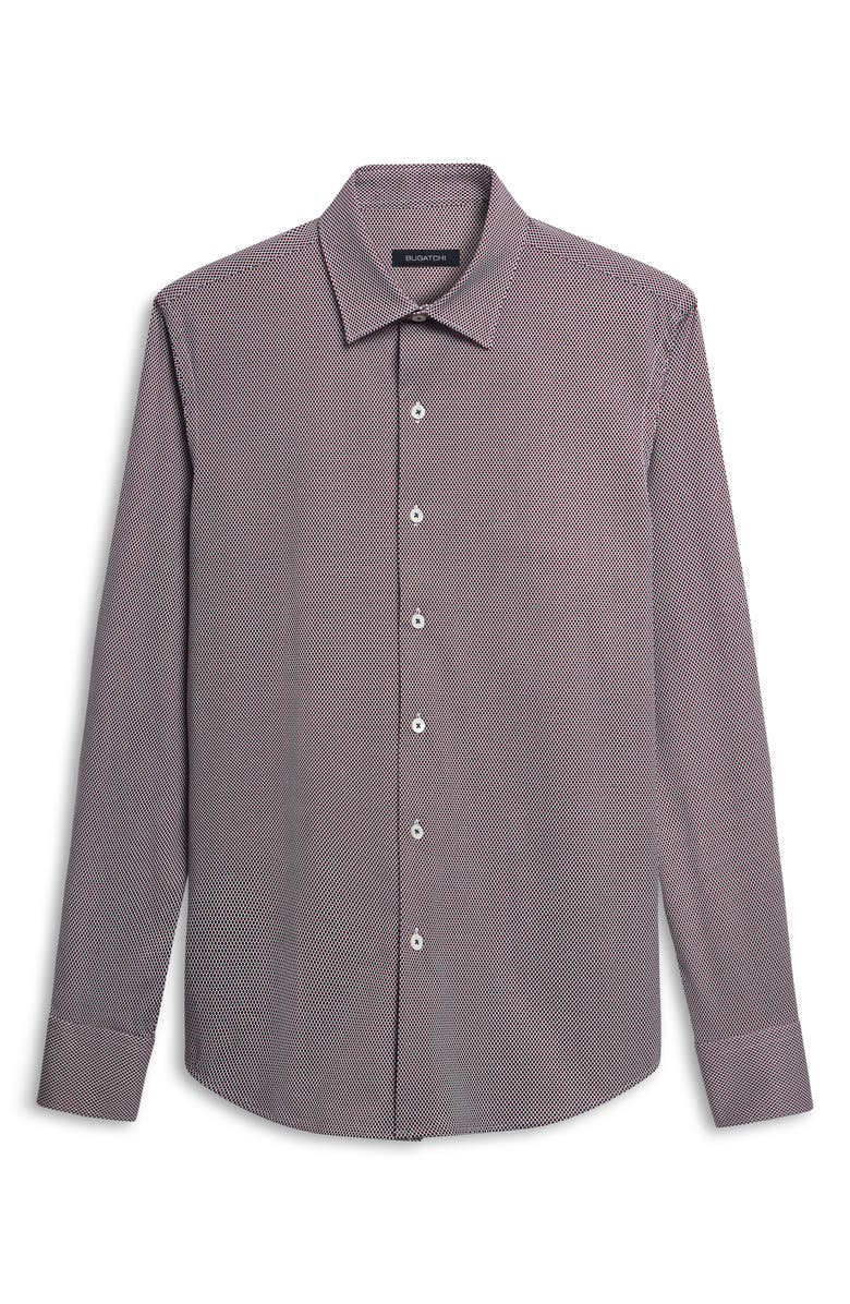 Bugatchi 8-Way Stretch Long Sleeve Button-Up Cotton Shirt, Main, color, 