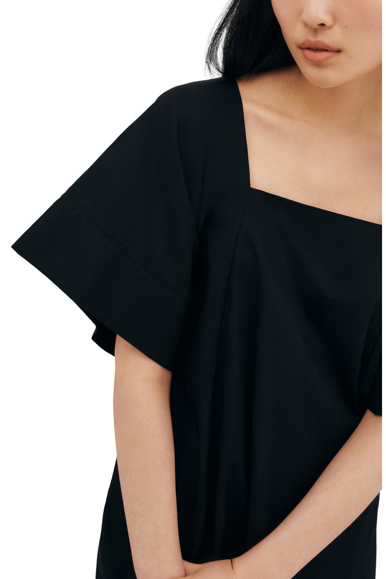 Lagos Midi Dress, Alternate, color, BLACK