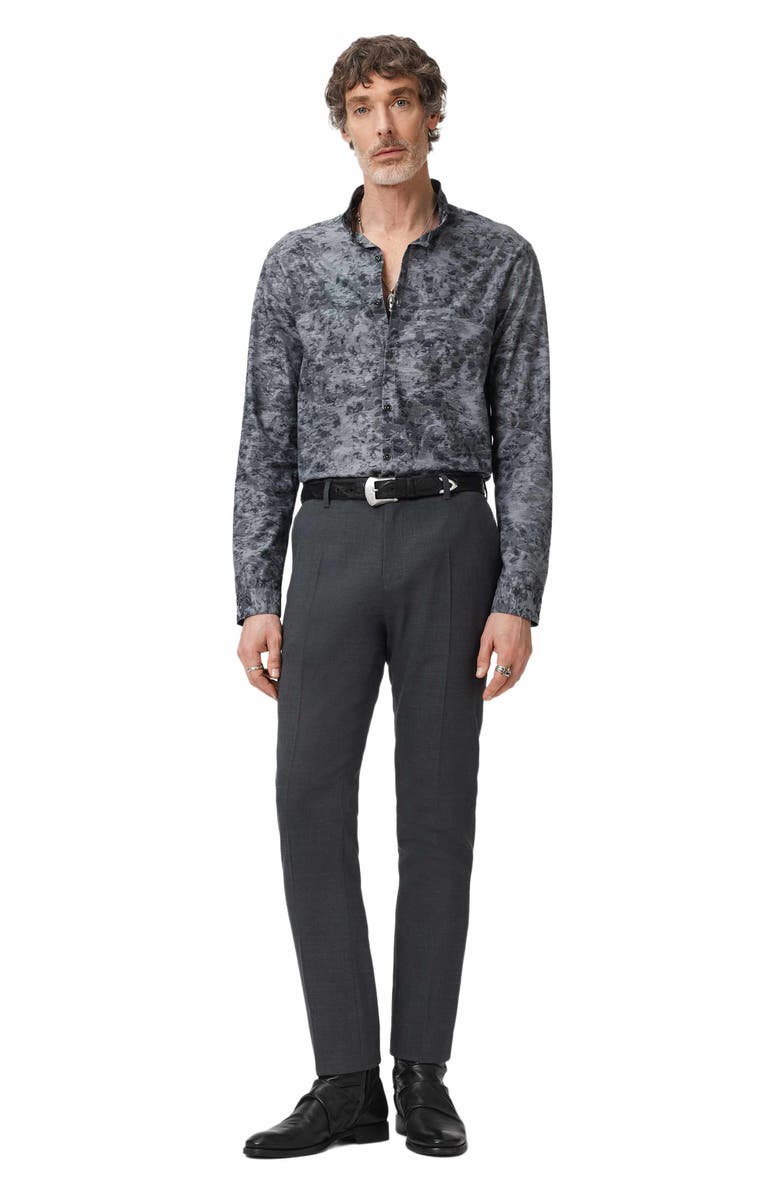 John Varvatos Vistra Cotton Button-Up Shirt, Alternate, color, 