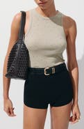 MANGO Shimmer Wide Strap Tank