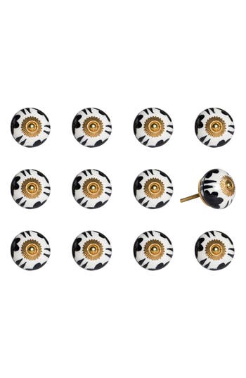 Shop Kinetic 12-pack Knobs In Gold Black White