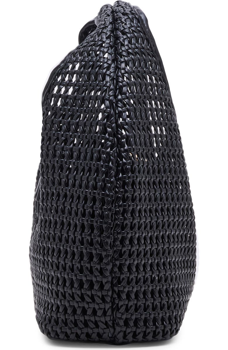 Dolce Vita Dahlia Woven Handbag, Alternate, color, Black