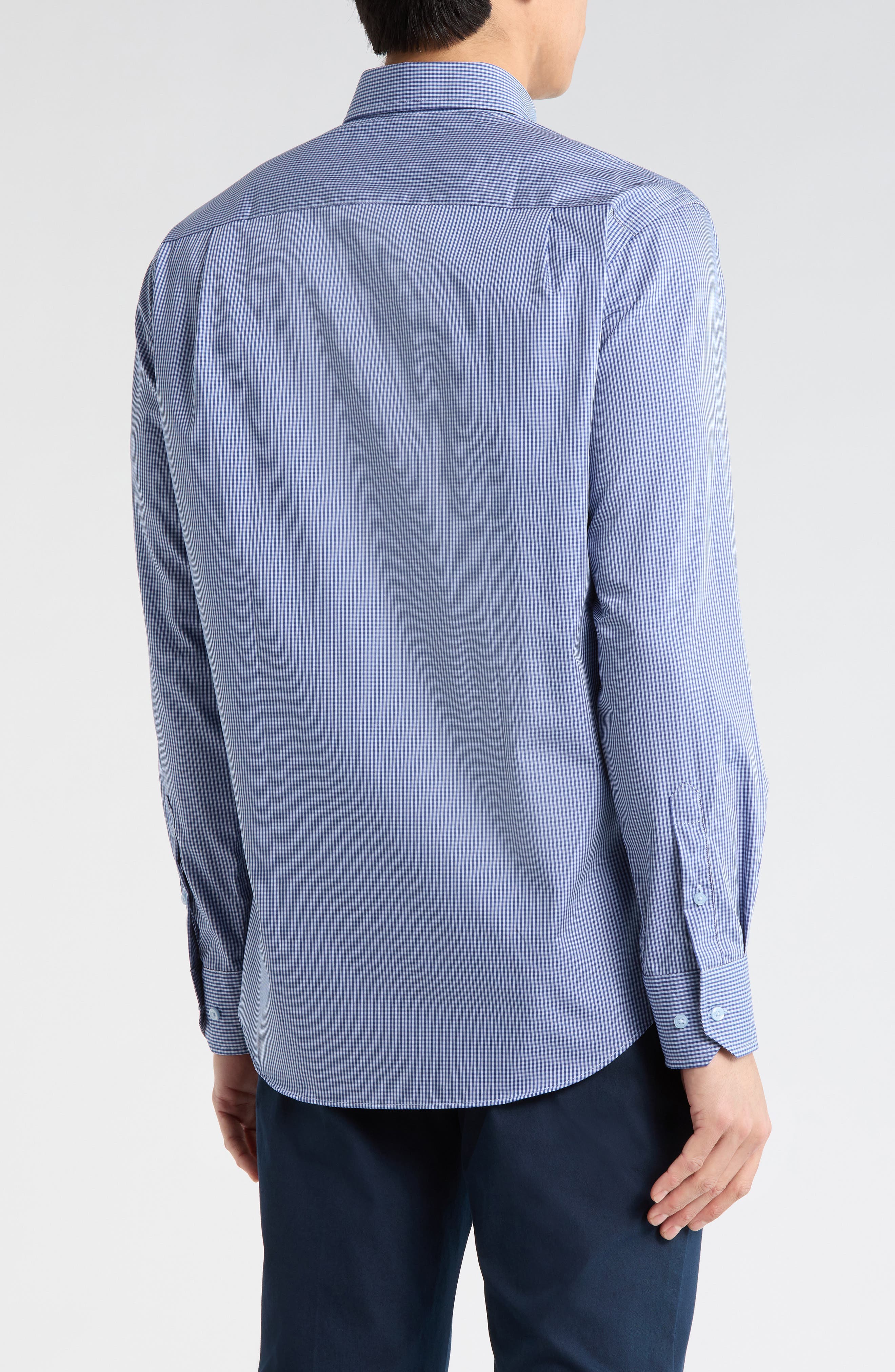 Twill Micro Check Sport Shirt - image 2