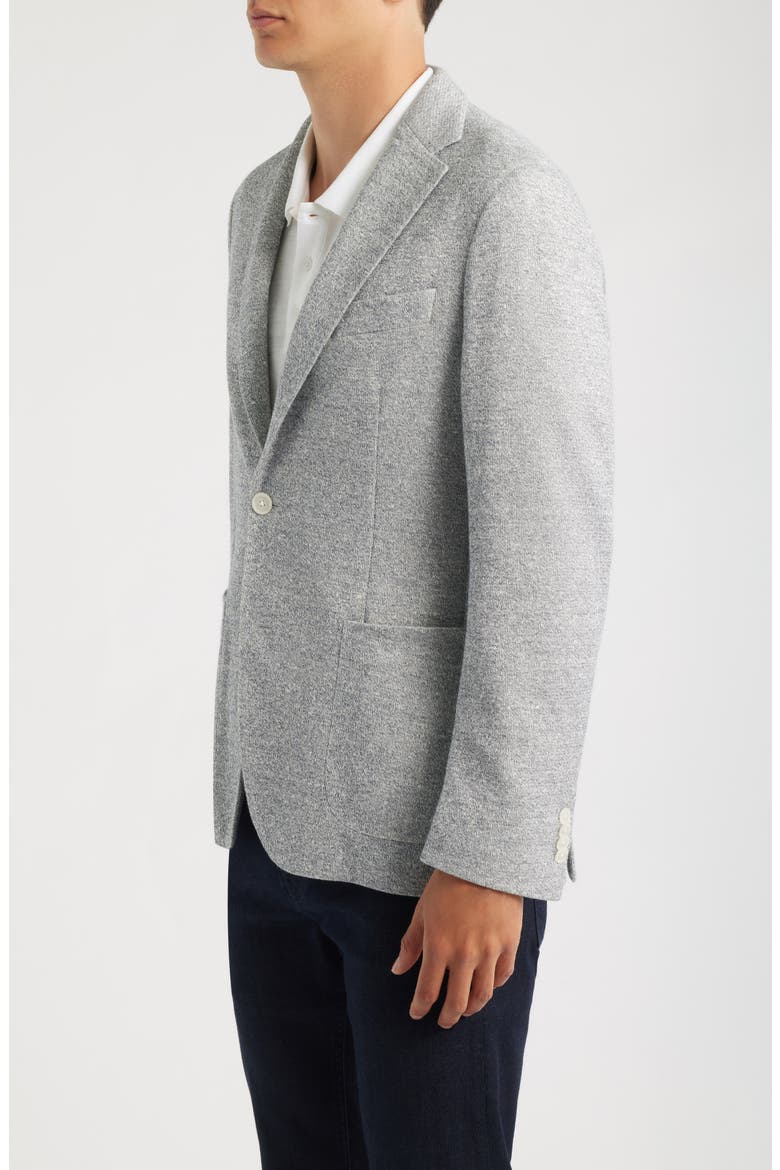 Hanry Slim Fit Knit Cotton Blend Sport Coat, Alternate, color, OPEN BLUE