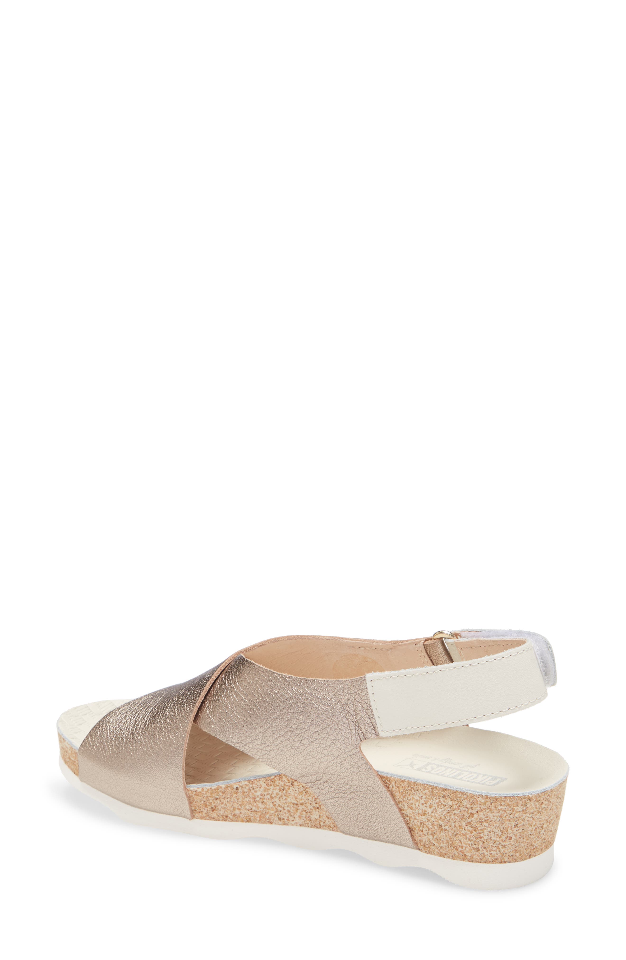 Mahon Platform Sandal, Alternate, color, STONE LEATHER