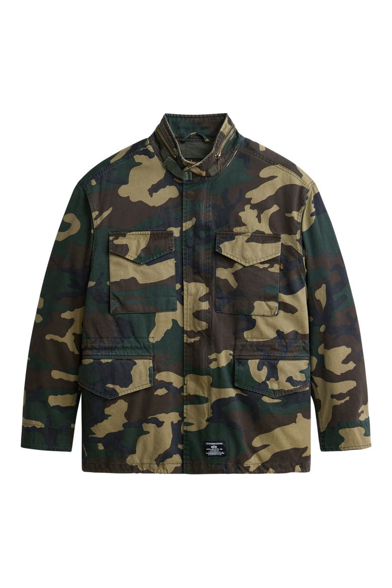 M-65 Field Jacket, Main, color, WOODLAND CAMO