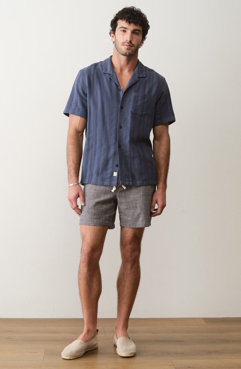 Marine Layer 6-Inch Saturday Beach Shorts, Alternate, color, India Ink