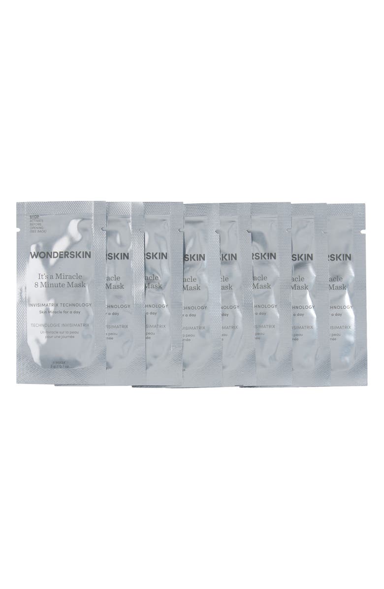 WONDERSKIN 8 Minute Masks, Main, color, 