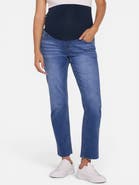MOTHERHOOD MATERNITY Secret Fit Over the Belly Slim Straight Leg Jeans