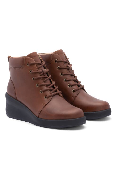 Abeo Passage Lace Up Boot In Dark Tan - Regular