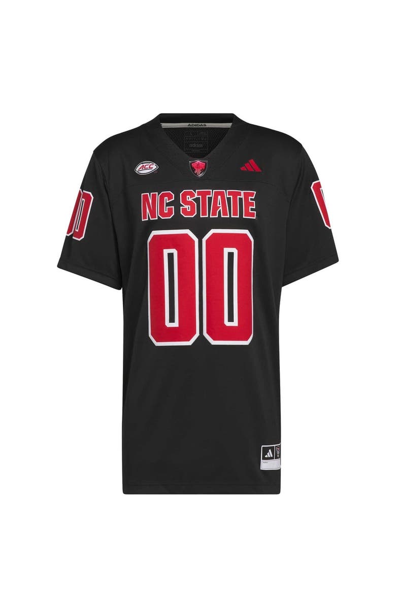 adidas Men's adidas #00 Black NC State Wolfpack Premier Strategy Jersey, Main, color, Black