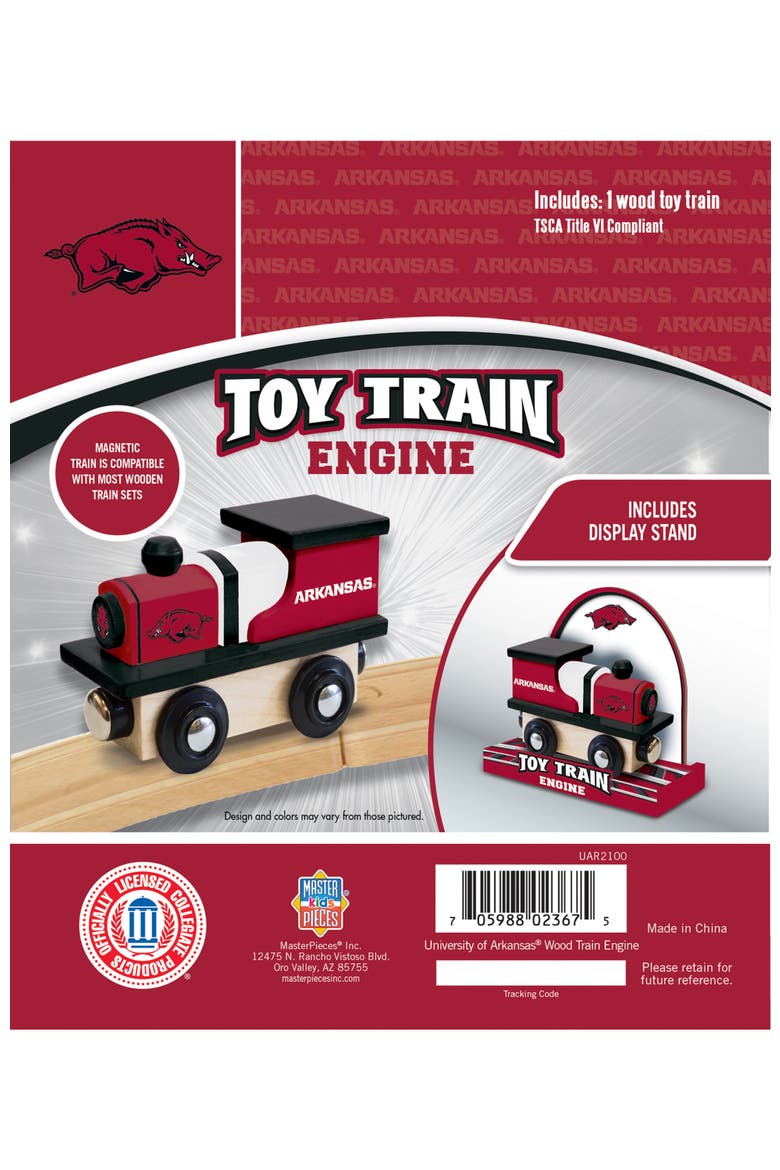 Arkansas Razorbacks Toy Train Engine, Alternate, color, Multicolor
