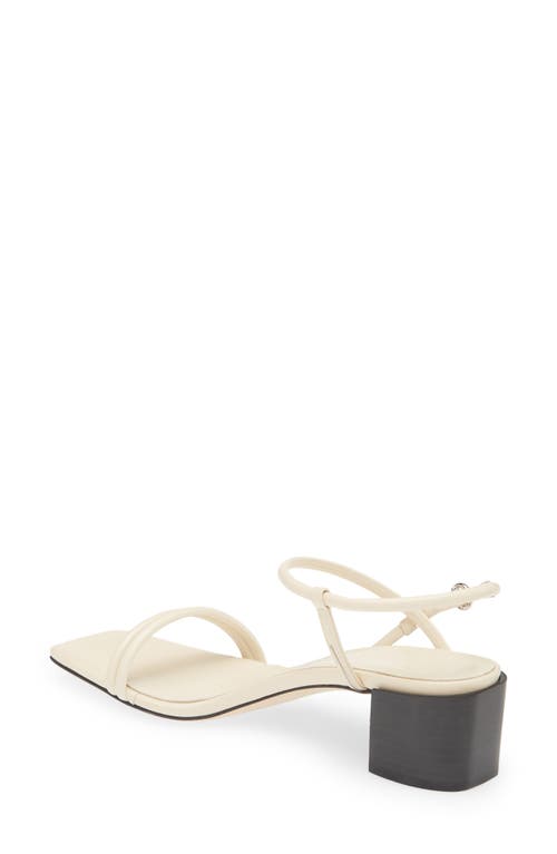 Aeyde Estelle Ankle Strap Sandal In Creamy