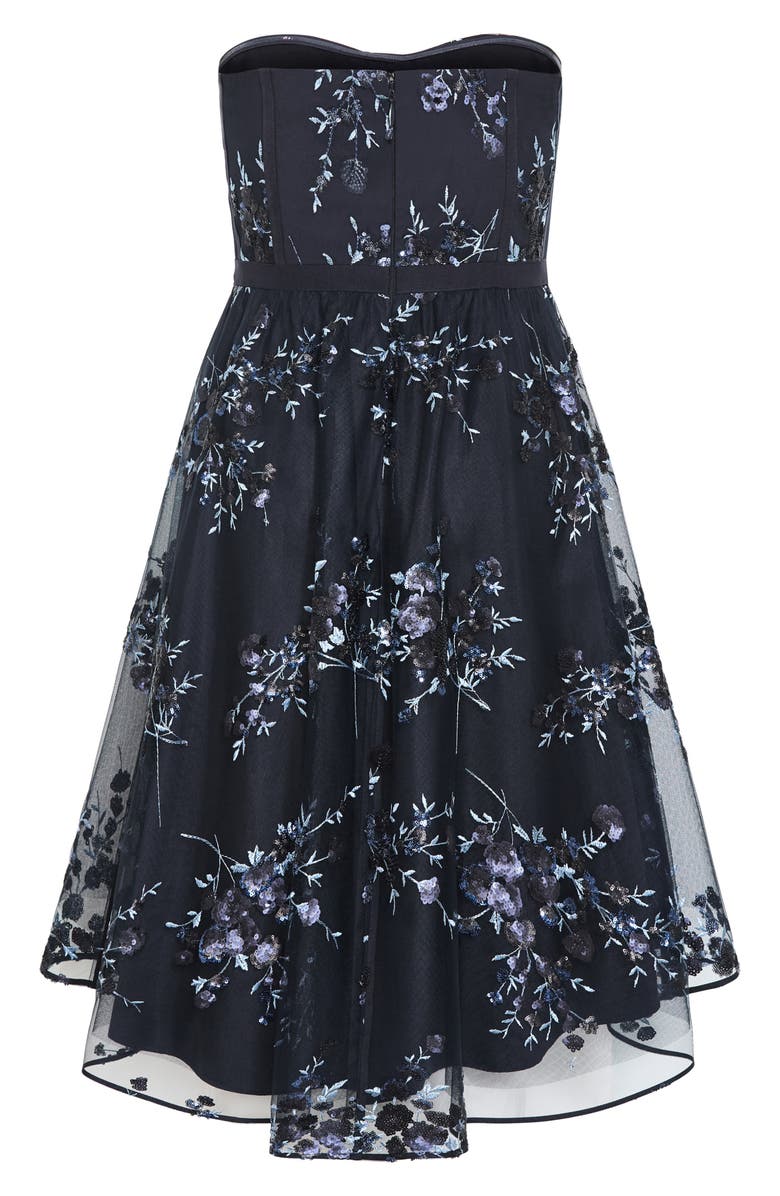 City Chic Ambrosia Lace Fit & Flare Dress, Alternate, color,