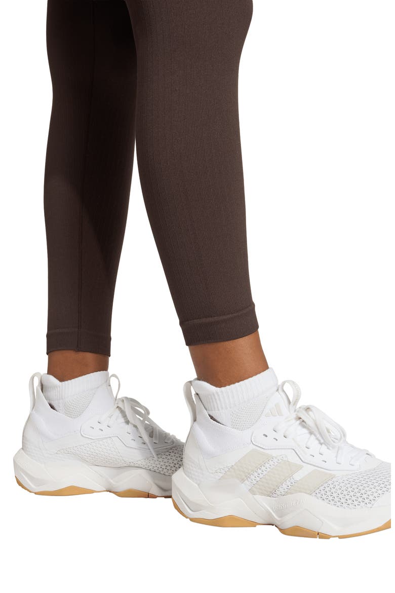 We Knit Climacool Leggings, Alternate, color, AURORA COFFEE