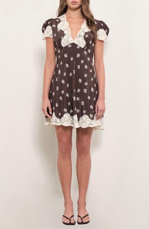 Suzy Lace Trim MInidress