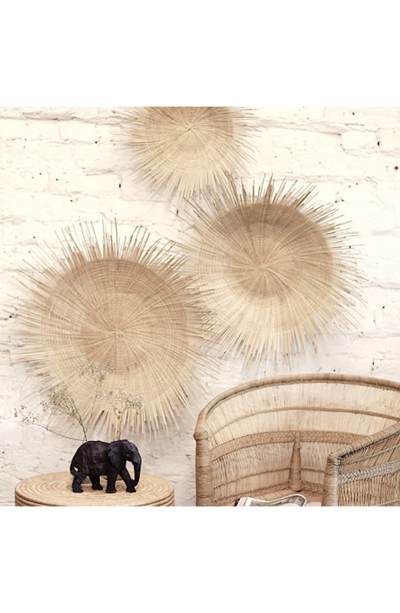 Mbare Sun Plate Wall Decor, Alternate, color, Natural