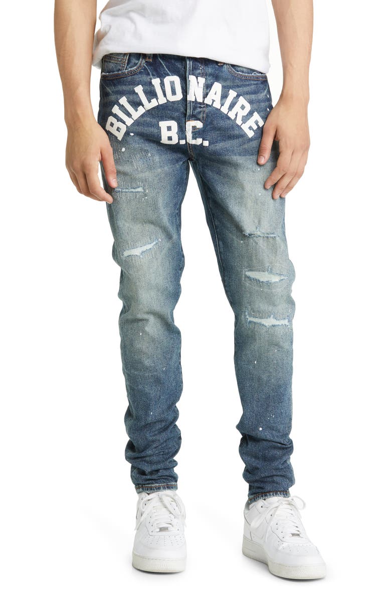 Billionaire Boys Club Trek Slim Fit Stretch Cotton Jeans, Main, color, 