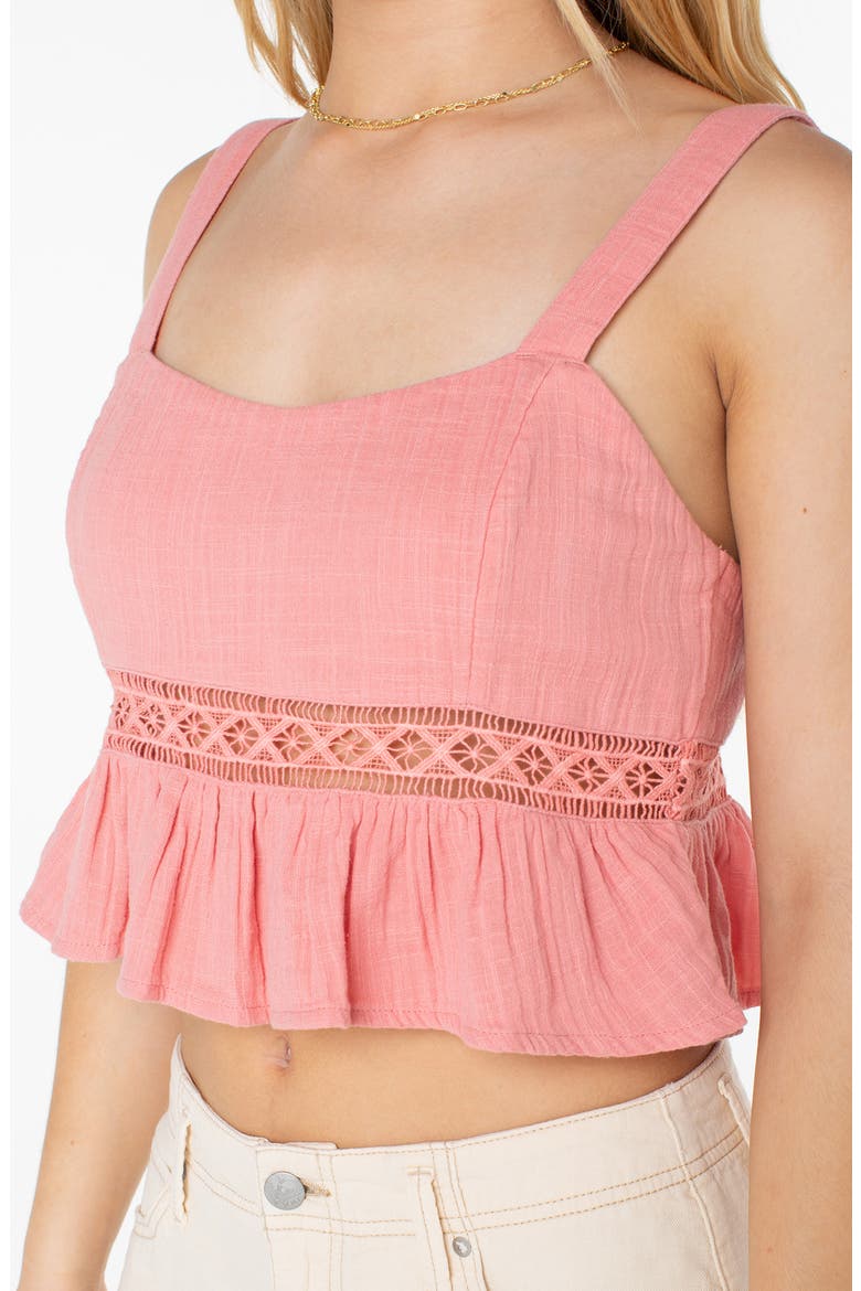 Island Time Cotton Crop Tank, Alternate, color, MAUVE GLOW SOLID