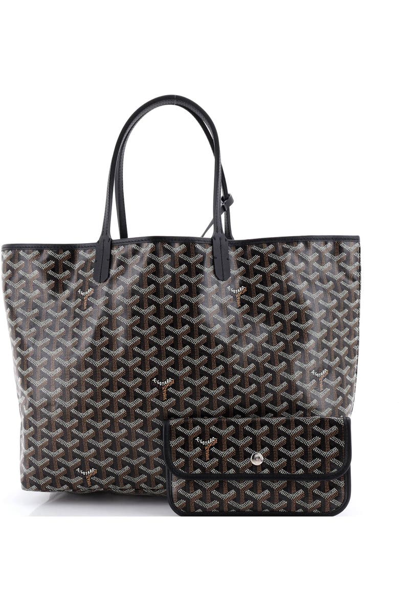 Pre-Owned Goyard Saint Louis Tote Coated Canvas PM, Alternate, color, Black