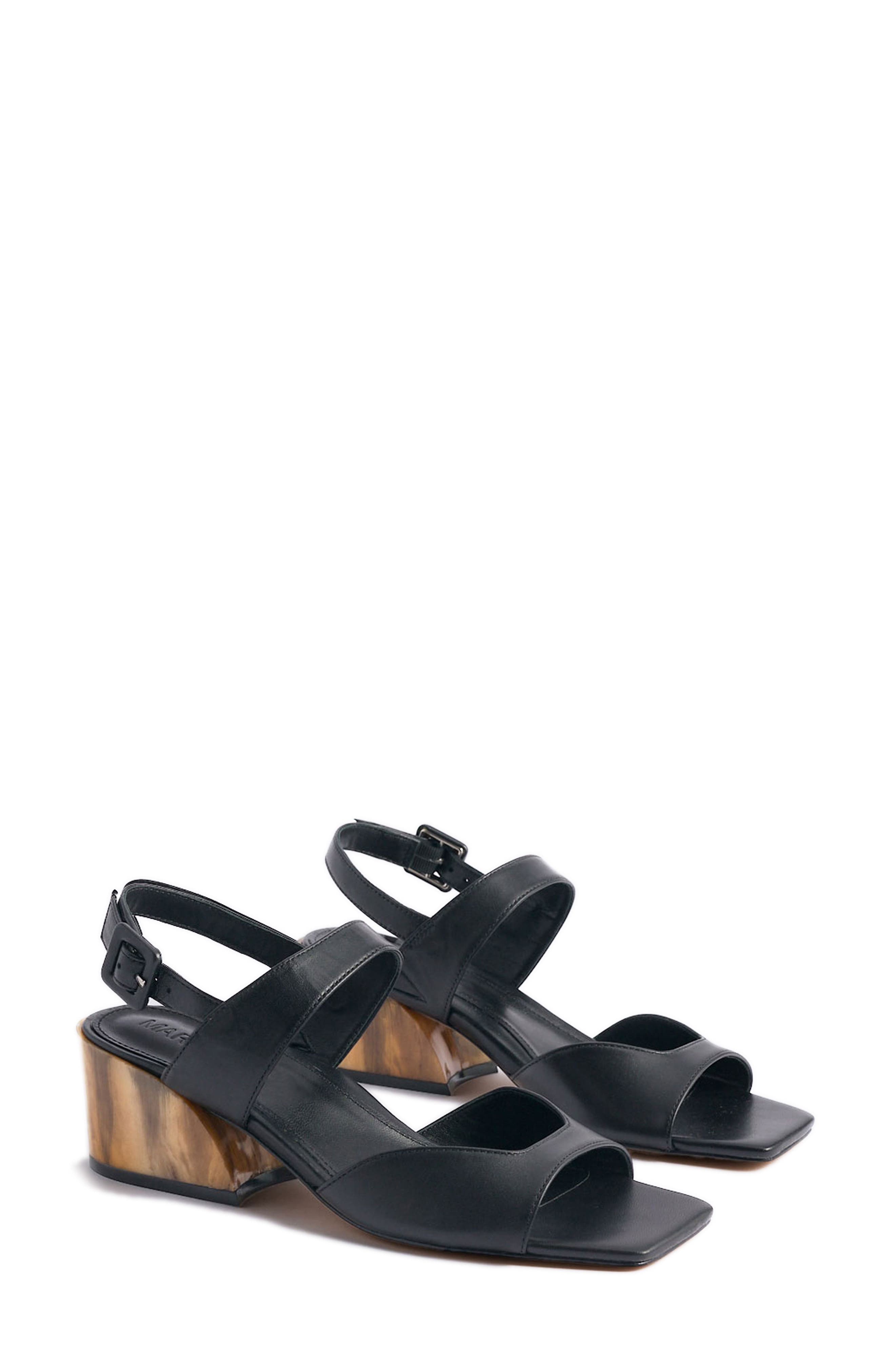 MARION PARKE Andrea Block Heel Sandal, Main, color, 