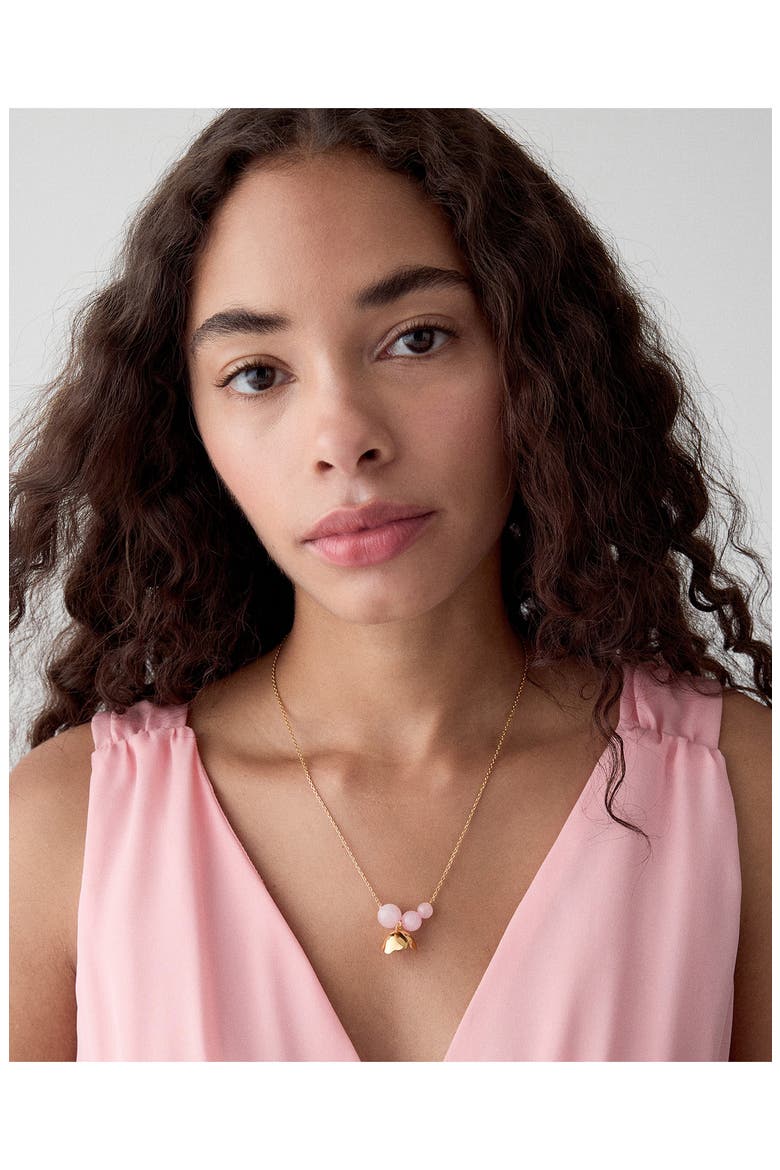 blush pendant necklace, Alternate, color, BLUSH