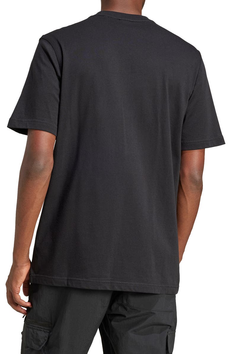 adidas Originals Trefoil Essentials Cotton T-Shirt, Alternate, color, Black
