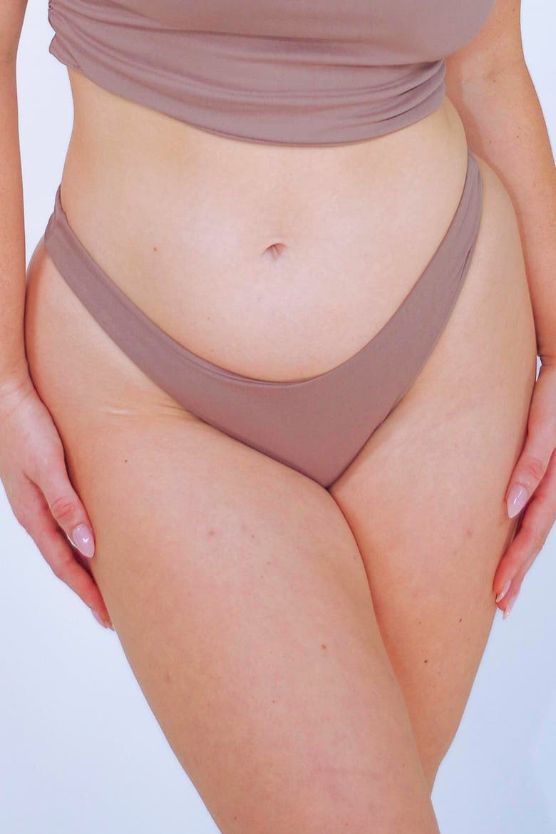 Amelia Bikini Bottom, Main, color, Taupe