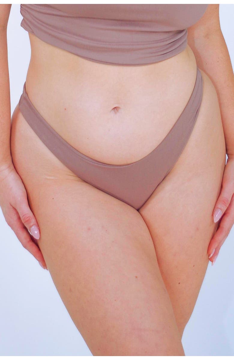 Mary Mercedes Amelia Bikini Bottom, Main, color, Taupe