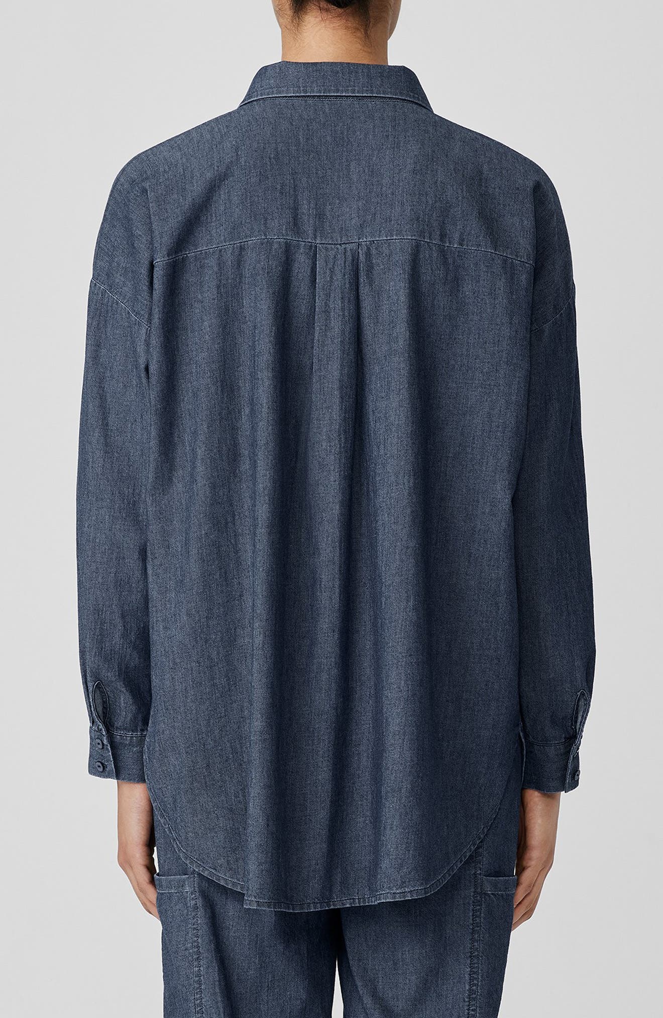 Classic Collar Button-Up Shirt - image 2