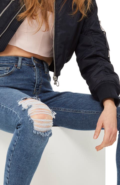 Jamie Petite Ripped Jeans