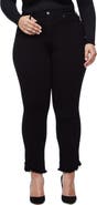 Good American Good Straight High Waist Tulip Hem Jeans