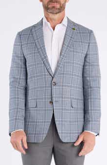 CRICKETEER Plaid Wool Blend Sport Coat