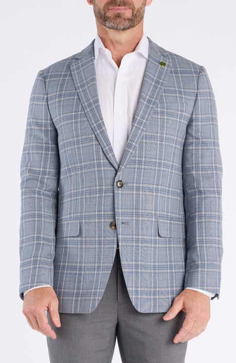 CRICKETEER Plaid Wool Blend Sport Coat