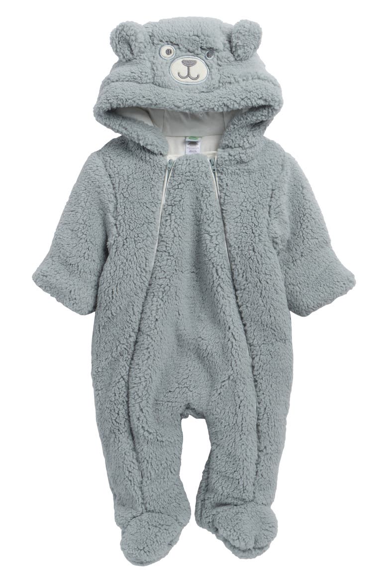 Puppy Fleece Pram, Main, color, GREY