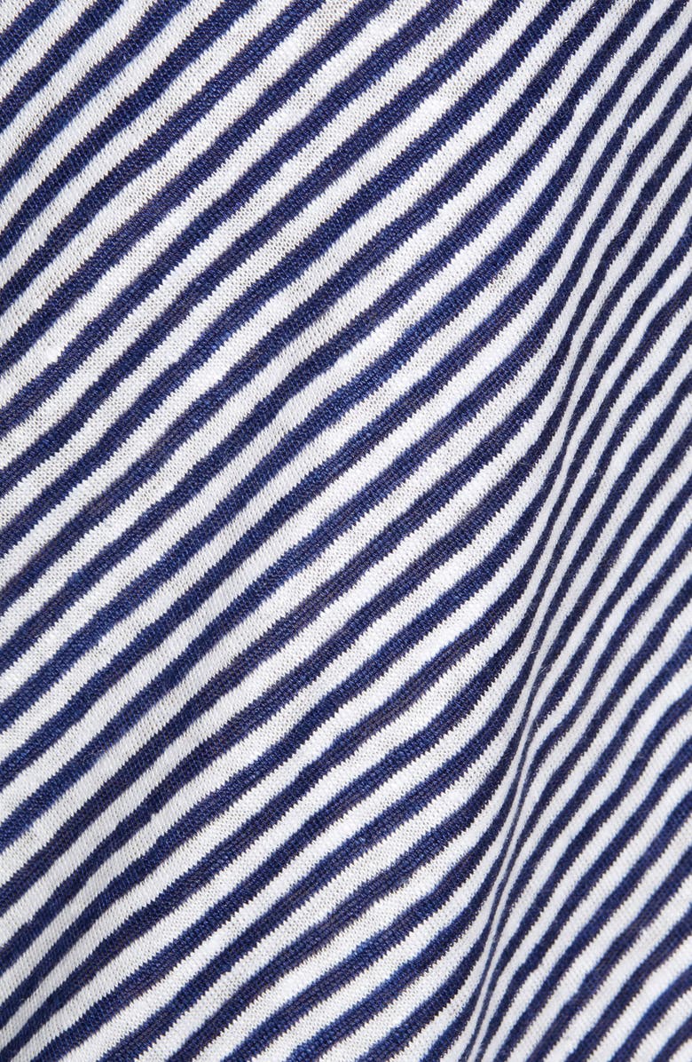 PAIGE Rylen Stripe Knot Shoulder Linen Tank, Alternate, color, 