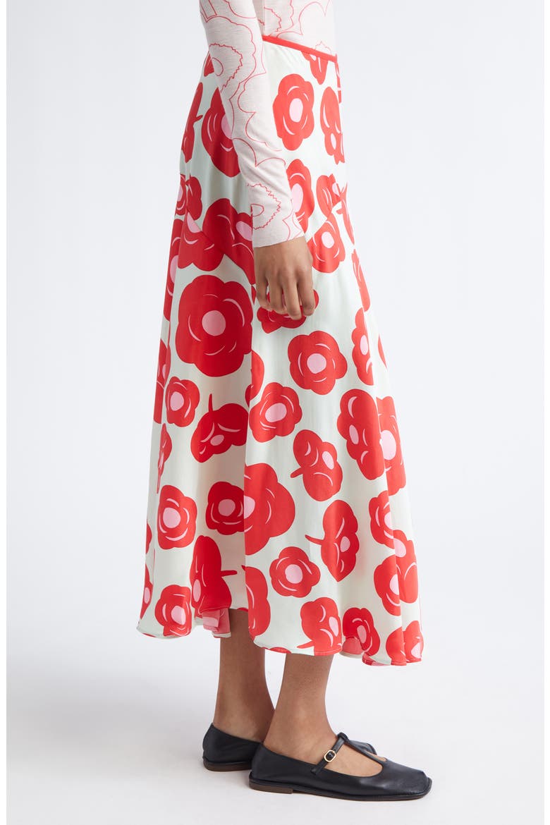 Tassit Tumma Maxi Skirt, Alternate, color, LIGHT TURQUOISE RED PINK