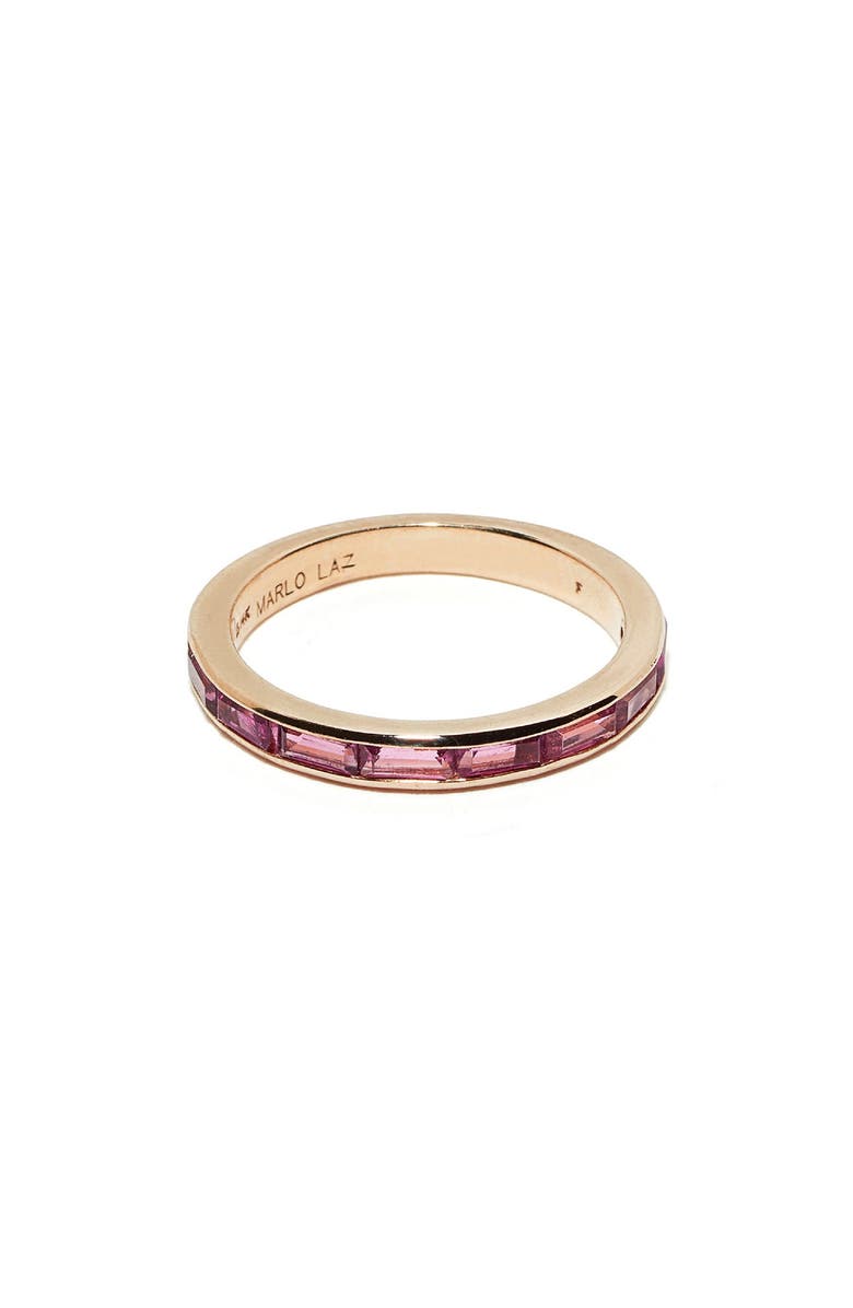Marlo Laz Pink Tourmaline Baguette Ring, Main, color, 