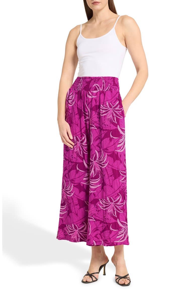 Breezy Crop Wide Leg Pants, Alternate, color, PINK