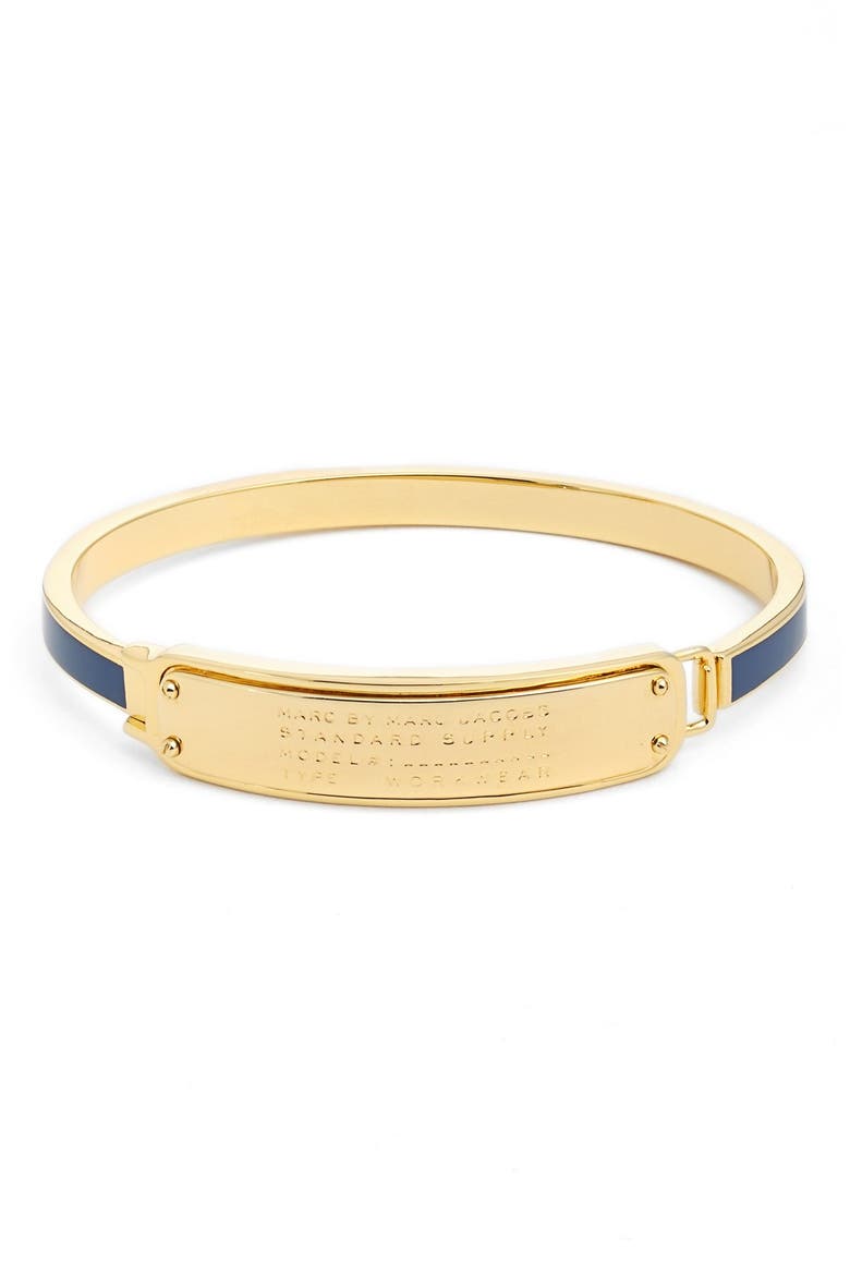 'Standard Supply' Hinge Cuff Bracelet, Main, color, SAPPHIRE