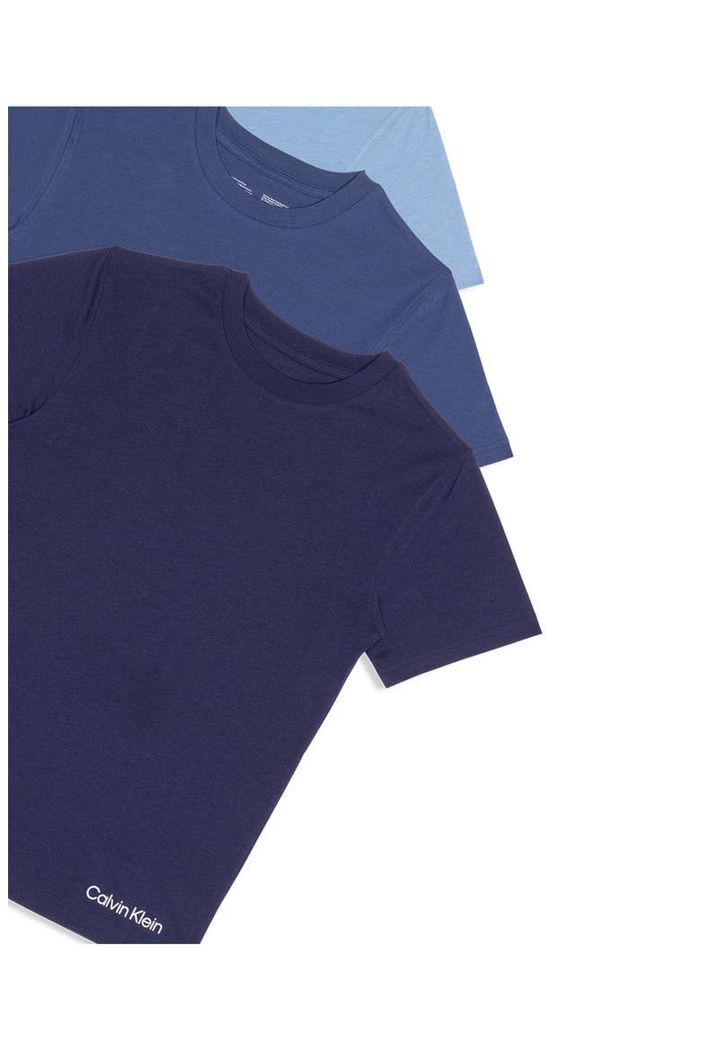 Kids' Assorted 3-Pack Stretch Cotton T-Shirts, Alternate, color, BLUE/NAVY/DUSK BLUE