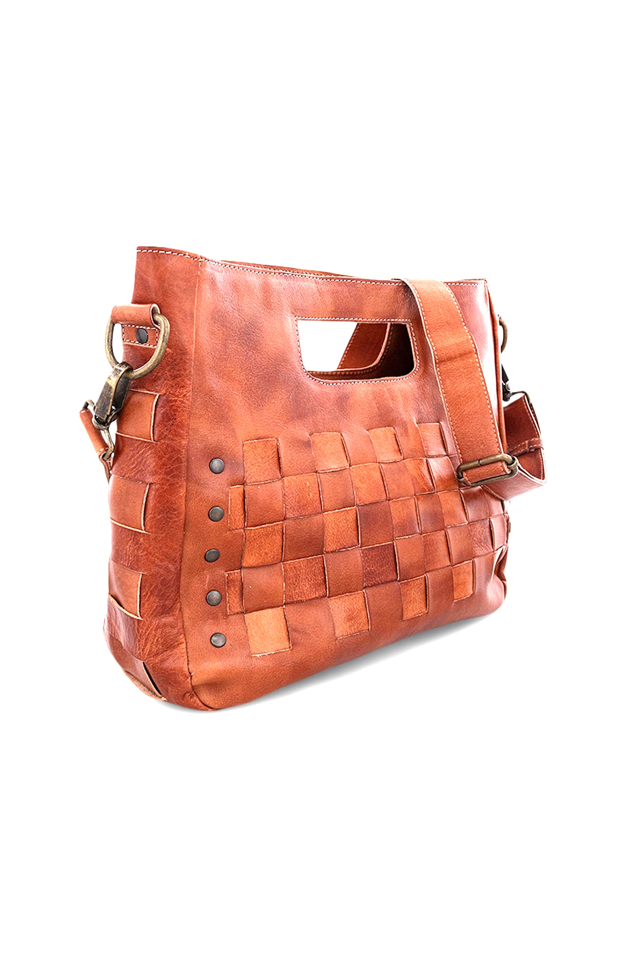 Bed Stu Orchid Handbag, Alternate, color, Cognac Dd