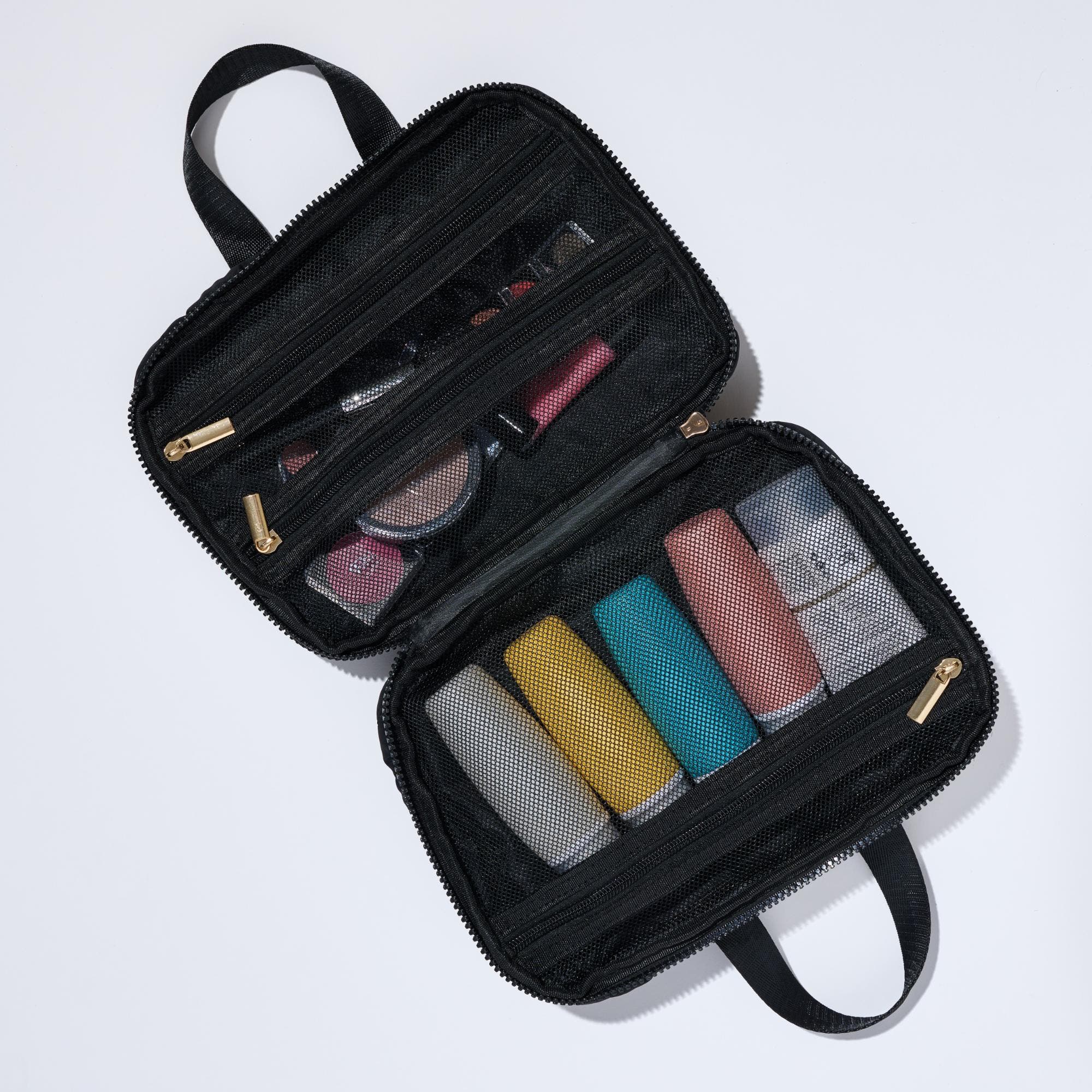 URBAN EXPRESSIONS HANDBAGS Cloud Cruiser Travel Organizer, Alternate, color, Black