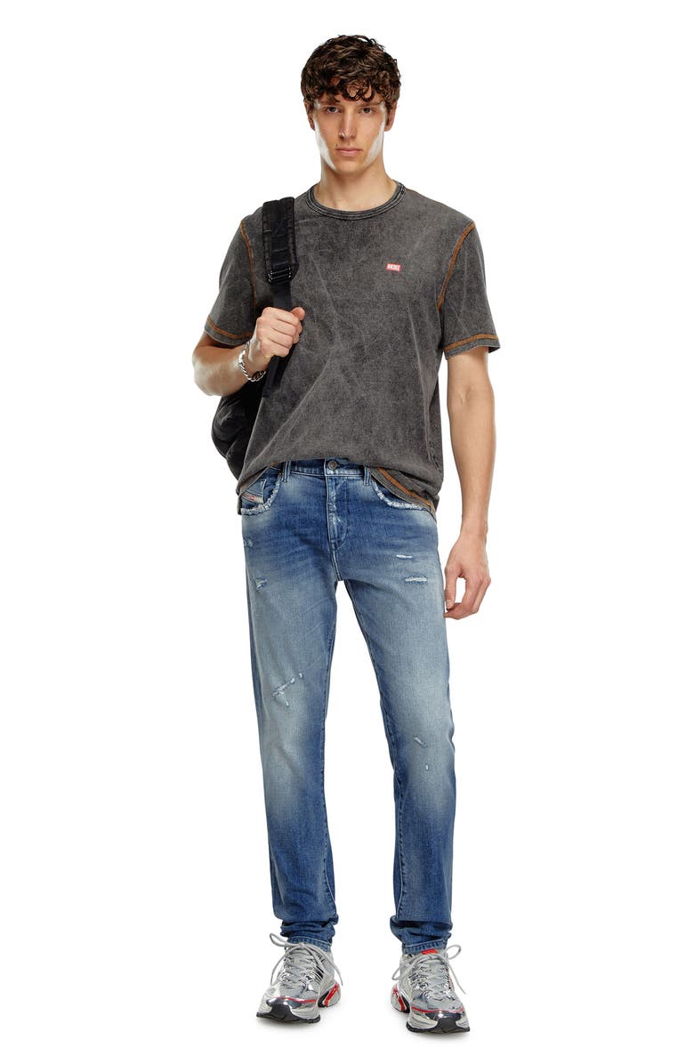 DIESEL<sup>®</sup> 2019 D-Strukt Slim Fit Jeans, Alternate, color, 