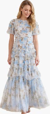 Needle & Thread Wisteria Valentine Ruffle Gown