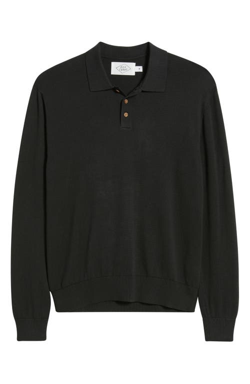 Alex Crane  Feather Organic Cotton Polo Sweater In Gold