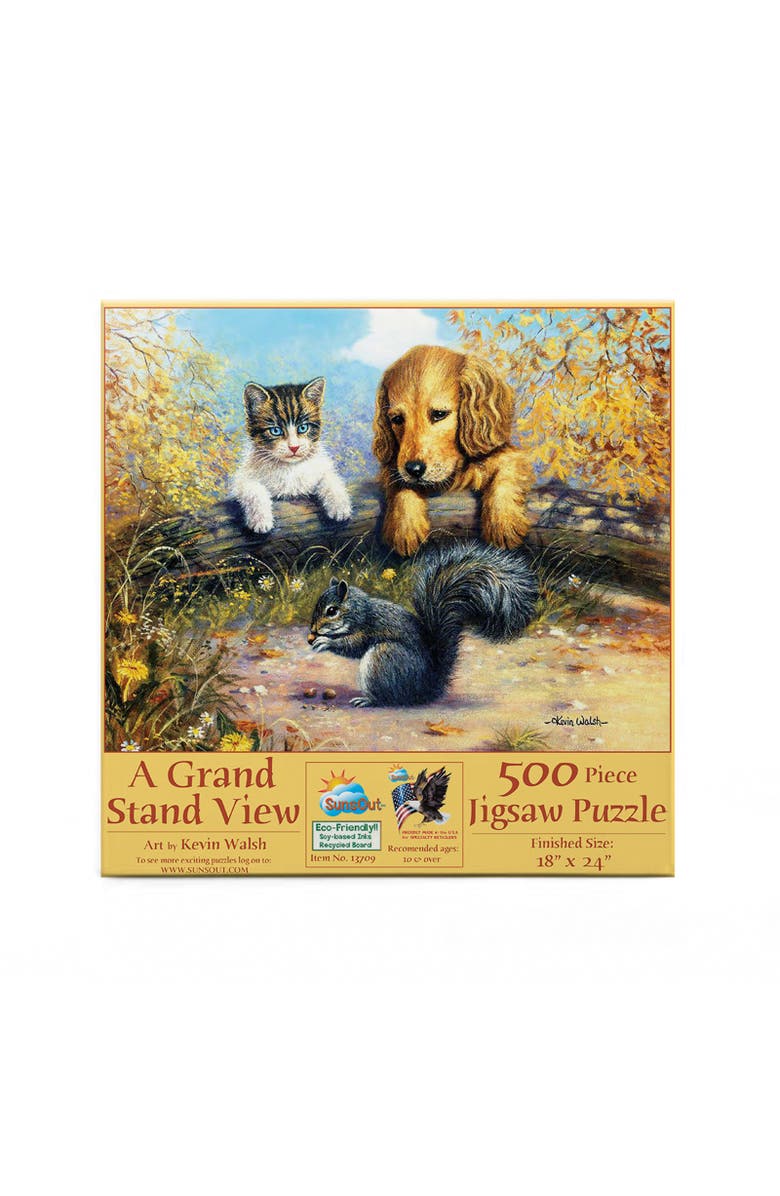 Sunsout A Grand Stand View 500 piece Jigsaw Puzzle for Adults, Alternate, color, Multicolor