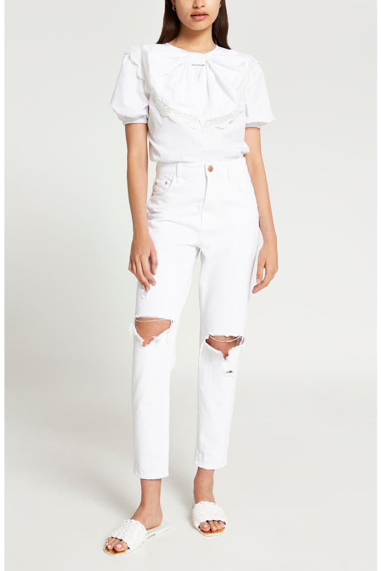 Bow Top, Alternate, color, WHITE