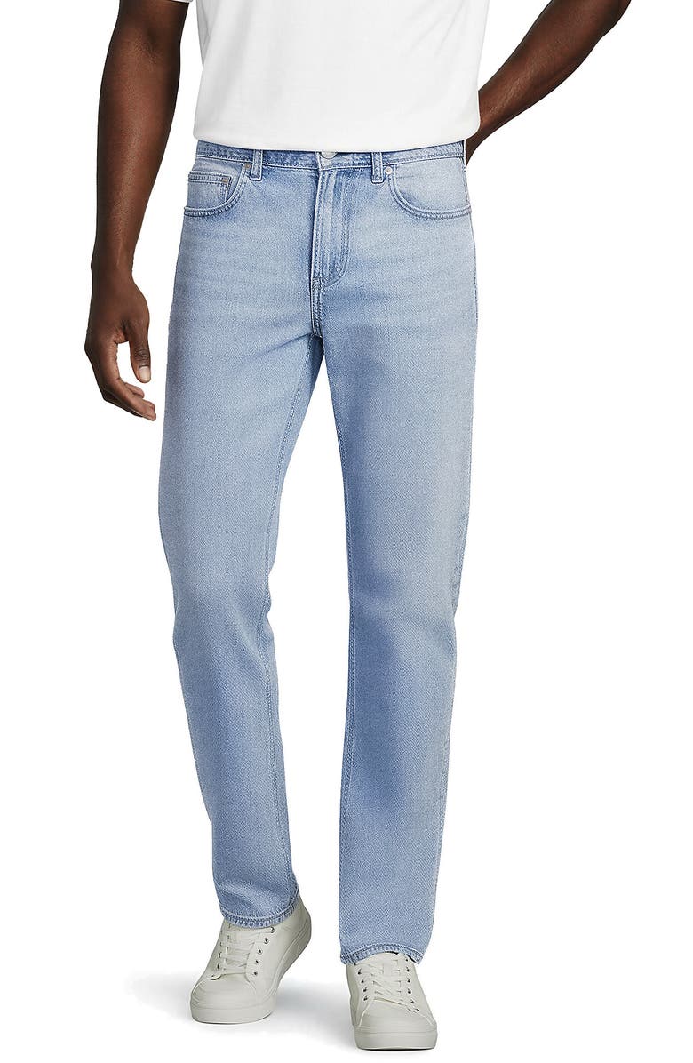 Lands' End Stretch Classic Fit Jean, Alternate, color, Light Northshore Wash