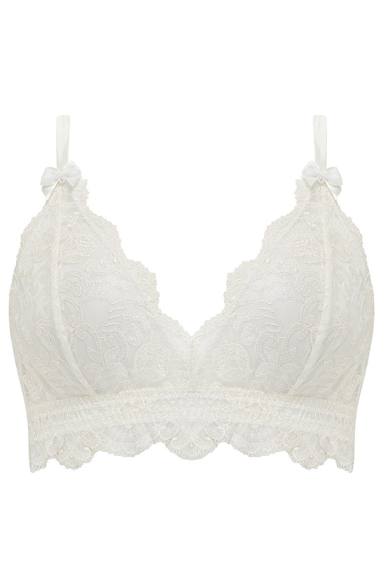 Scarlett Gasque Lovebirds Bralette, Alternate, color, White